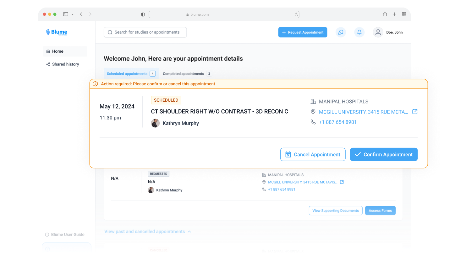 Blume - More than a Patient Portal